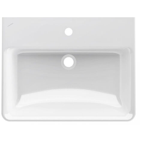 Lavabo LAUFEN PRO S 600 x 465 mm avec trop-plein, version 3 trous robinet blanc LCC LAUFEN