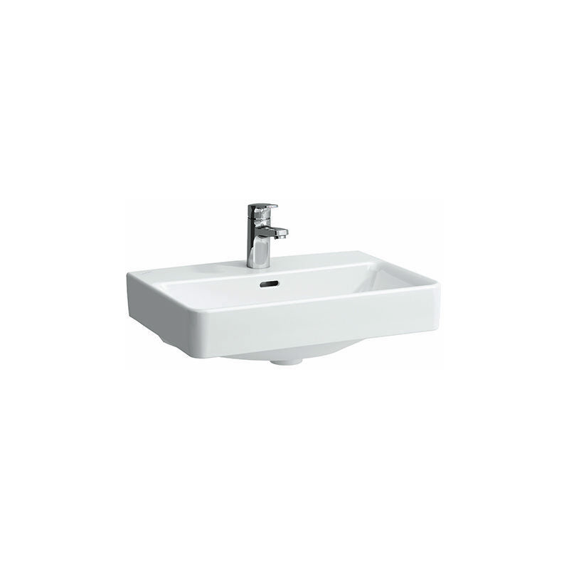 

Lavabo PRO S compacto, 1 agujero para grifo, sin rebosadero, 550x380, blanco, color: Blanco - H8189580001561 - Laufen