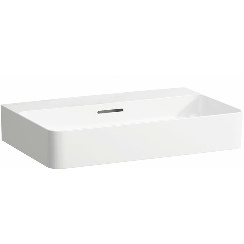 

Lavabo VAL de sobre encimera, sin agujero para grifo, con rebosadero, US cerrado 650x420, blanco, color: Blanco - H8162840001091 - Laufen