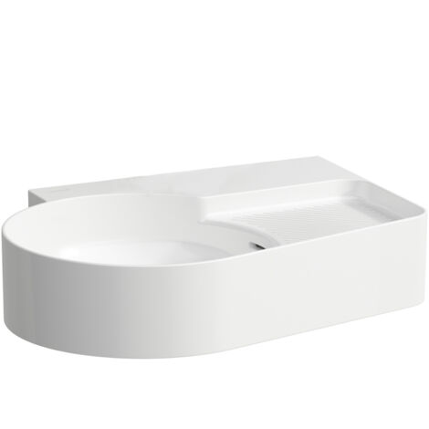 Lavabo LAUFEN VAL, sin agujero para grifo, con rebosadero,