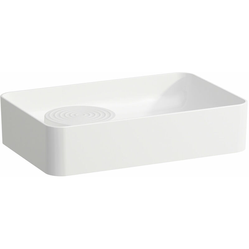 

Lavabo VAL, sin grifo, con rebosadero, US cerrado 550x360,, color: Blanco con LCC - H8122824001091 - Laufen