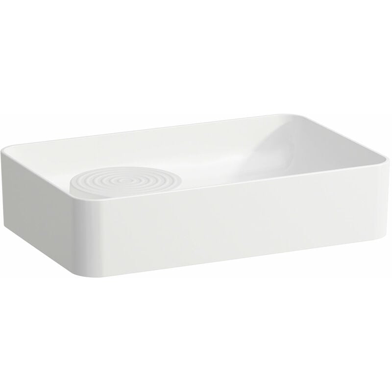 

Lavabo VAL, sin grifo, con rebosadero, US cerrado 550x360,, color: Nieve (blanco mate) - H8122827571091 - Laufen