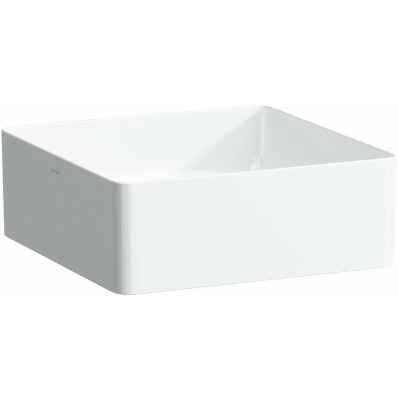 

Lavabo Living Square Wash, sin grifo, sin rebosadero, 360x360,, color: Blanco - H8114330001121