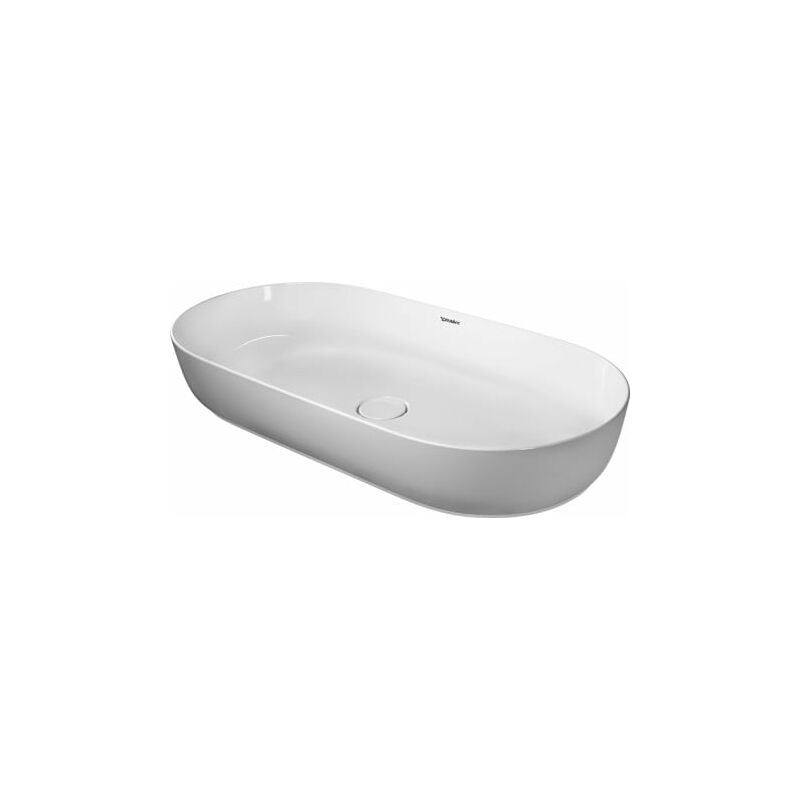 

Lavabo Luvit 80x40cm, sin rebosadero, sin banco con agujero para grifo, sin agujero para grifo, lijado, color exterior gris seda mate, color: Blanco