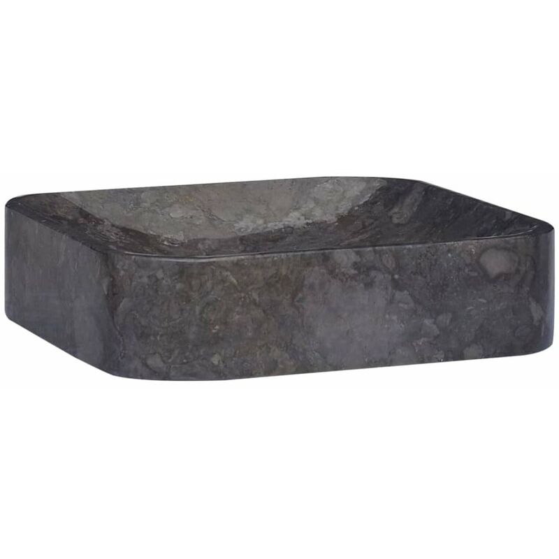 

Happyshopping - Lavabo marmol negro 40x40x10 cm