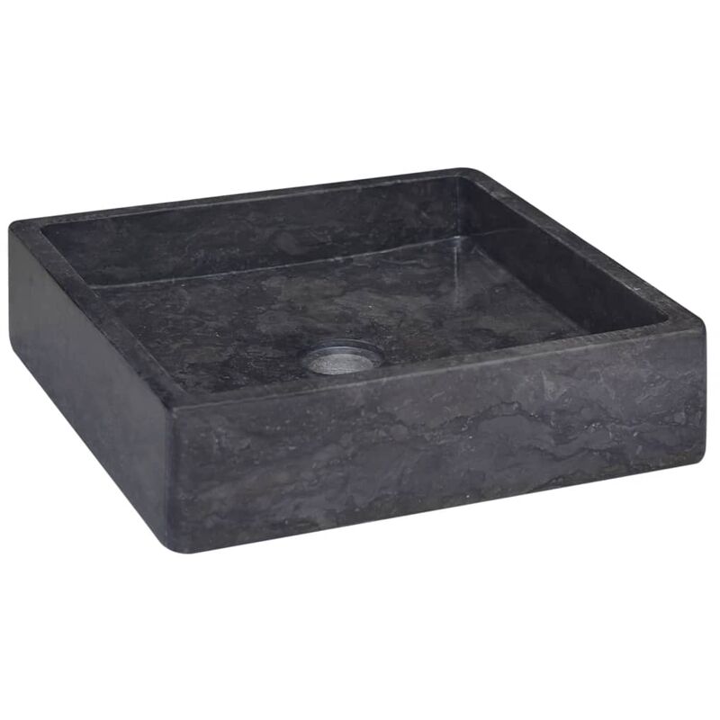 

Lavabo mármol negro 40x40x10 cm