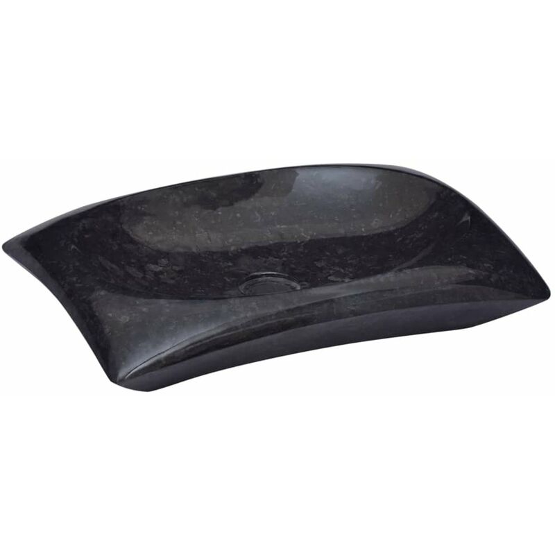 

Lavabo marmol negro 50x35x10 cm