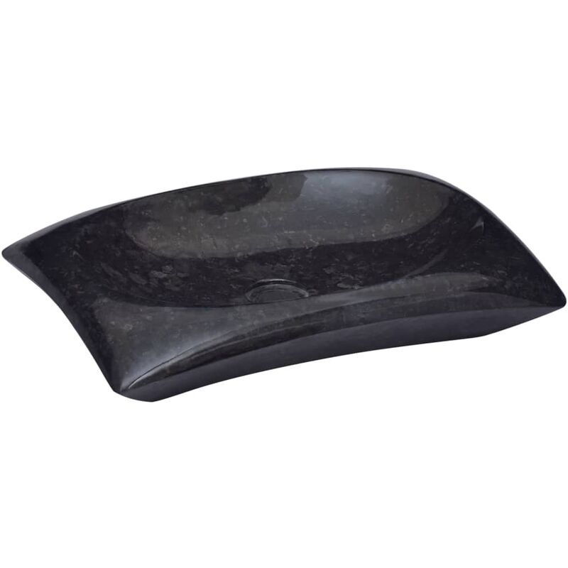 

Lavabo mármol negro 50x35x10 cm