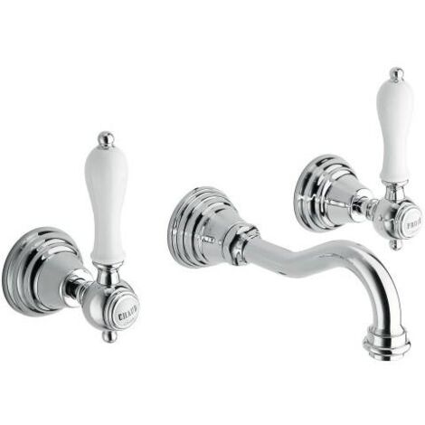 LAVABO MELANGEUR MURAL CHAMBORD S/MECANISME A/VIDAGE UP&DOWN CHROME - CRISTINA ONDYNA CE24251