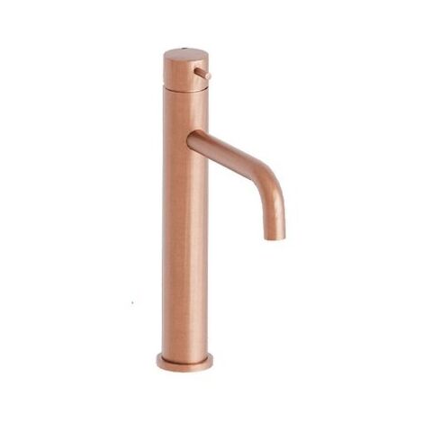 Lavabo Mi-Haut Triverde Or Rose Brosse + Vidage Laiton Up&Down Pvd Robinetterie TRIVERDE - CRISTINA ONDYNA TV22734P