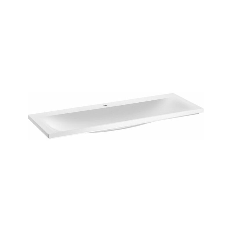 

Lavabo mineral fundido Keuco Royal Reflex 34081, 1 agujero para grifo, blanco, 1300x30x490mm, con sistema Clou - 34081311301