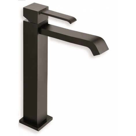 LAVABO MITIGEUR HAUT + VIDAGE NOIR - CRISTINA ONDYNA QM22813