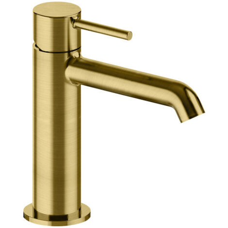 Lavabo mitigeur regular ac vidage up&d laiton phi or brosse - CRISTINA ONDYNA PH22096P