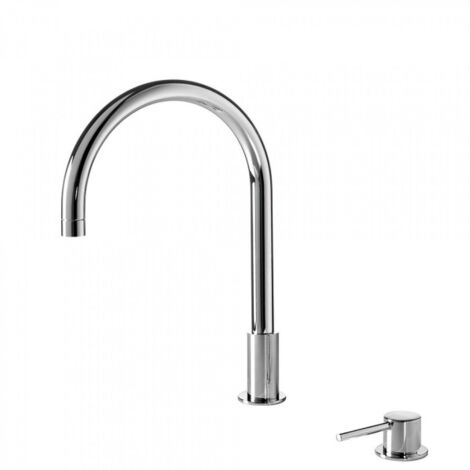 Lavabo mitigeur sur gorge Chromé STUDY - TRES 26110501