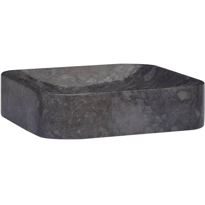 

Lavabo mármol negro 40x40x10 cm - Negro