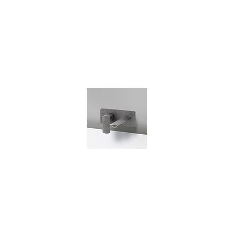 Lavabo Mural Profilo Avec Plaque Droit Bec 18.5 Up&D Metal Brosse Robinetterie PROFILO - CRISTINA ONDYNA PF25677