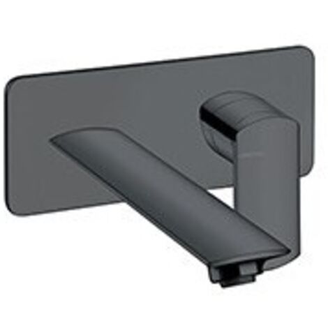 LAVABO MURAL PROFILO AVEC PLAQUE DROIT BEC 22.5 UP&D BLACK MAT - CRISTINA ONDYNA PF25813