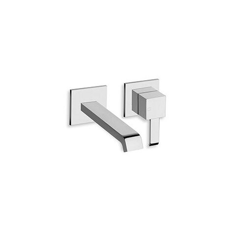 LAVABO MURAL QUADRI 2 TROUS SAILLIE 18 CM CHROME EX QM277 - CRISTINA ONDYNA QM25751