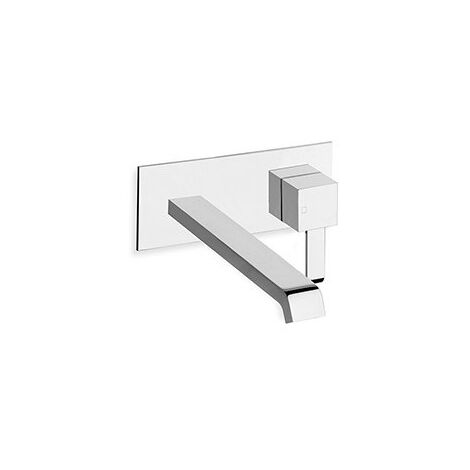 LAVABO MURAL QUADRI AVEC PLAQUE SAILLIE 22.5 CM CHROME EX QM278 - CRISTINA ONDYNA QM25851
