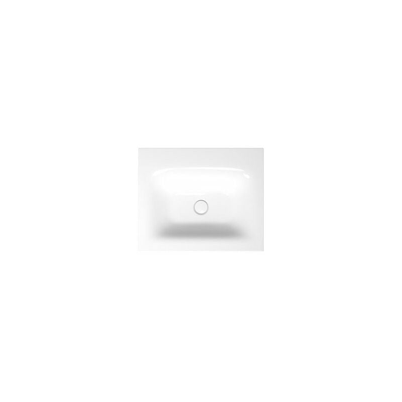 

Lavabo mural sin grifo Lux, A166 600 x 495 mm, color: Blanco - A166-000 - Bette