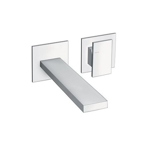 Lavabo Mural Tabula 2 Trous Saillie 23 Cm Chrome Robinetterie TABULA - CRISTINA ONDYNA TA25951