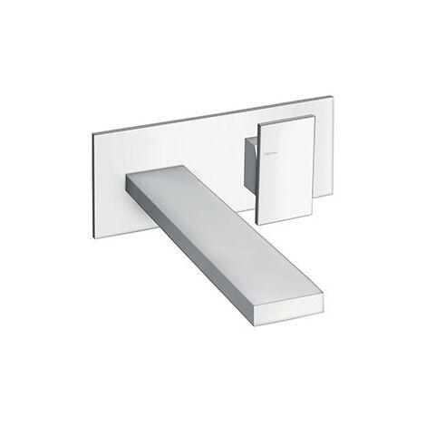 Lavabo Mural Tabula Avec Plaque Saillie 23 Cm Chrome Robinetterie TABULA - CRISTINA ONDYNA TA25851