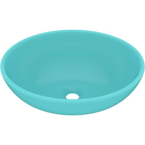 Lavabo Ovale de Luxe Céramique Vasque Lave-mains Toilette Multicolore vidaXL