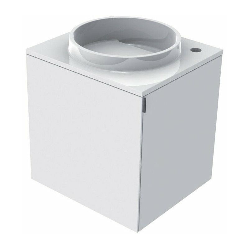 

Lavabo para invitados 958227410 emcoasis optiwhite grifo orificio. mango recto EMCO