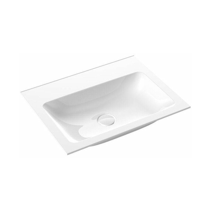 

Lavabo para invitados Emco ASIS 611x475mm. blanco con 1 orificio para grifo
