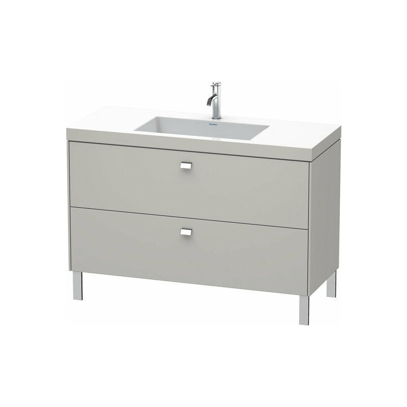 

Lavabo para muebles Duravit Brioso c-bonded con base de 120,0x48,0 cm, 2 extraíbles, sin rebosadero, con banco para grifos, 1 agujero para grifos,