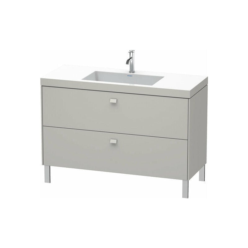 

Lavabo para muebles Duravit Brioso c-bonded con base de 120,0x48,0 cm, 2 extraíbles, sin rebosadero, con banco para grifos, 1 agujero para grifos,