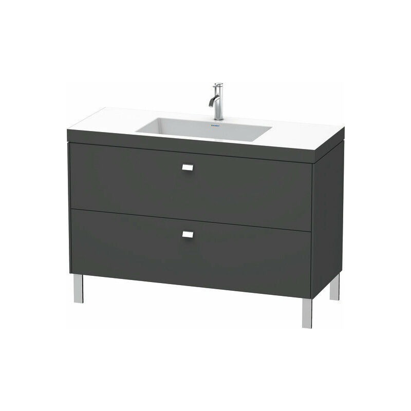 

Lavabo para muebles Duravit Brioso c-bonded con base de 120,0x48,0 cm, 2 extraíbles, sin rebosadero, con banco para grifos, 1 agujero para grifos,