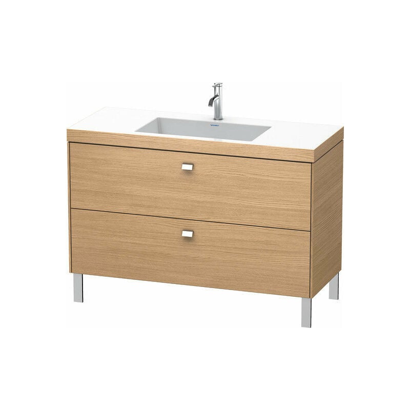 

Lavabo para muebles Duravit Brioso c-bonded con base de 120,0x48,0 cm, 2 extraíbles, sin rebosadero, con banco para grifos, 1 agujero para grifos,