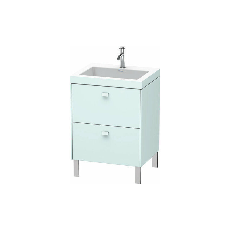

Lavabo para muebles Duravit Brioso c-bonded con base de 60,0x48,0 cm, 2 extraíbles, sin rebosadero, con banco para grifos, 1 agujero para grifos,