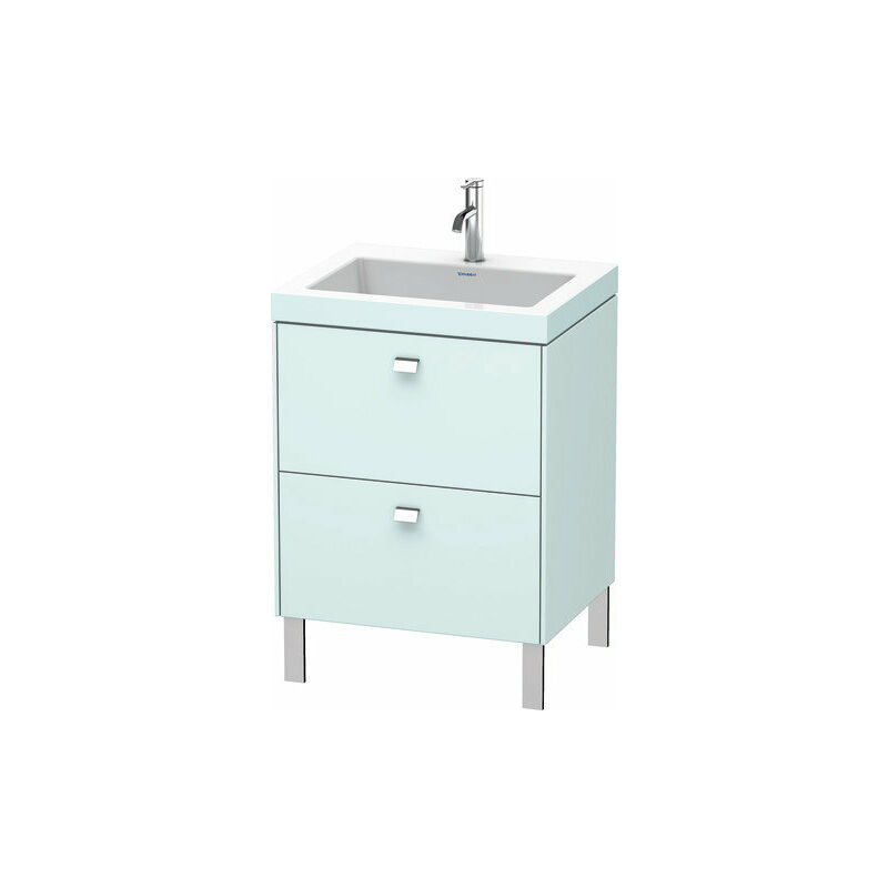 

Lavabo para muebles Duravit Brioso c-bonded con base de 60,0x48,0 cm, 2 extraíbles, sin rebosadero, con banco para grifos, 1 agujero para grifos,