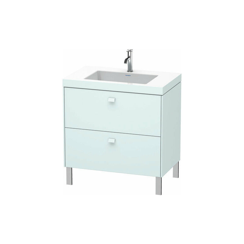 

Lavabo para muebles Duravit Brioso c-bonded con base de 80,0x48,0 cm, 2 extraíbles, sin rebosadero, con banco para grifos, 1 agujero para grifos,