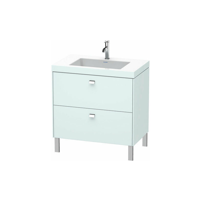 

Lavabo para muebles Duravit Brioso c-bonded con base de 80,0x48,0 cm, 2 extraíbles, sin rebosadero, con banco para grifos, 1 agujero para grifos,