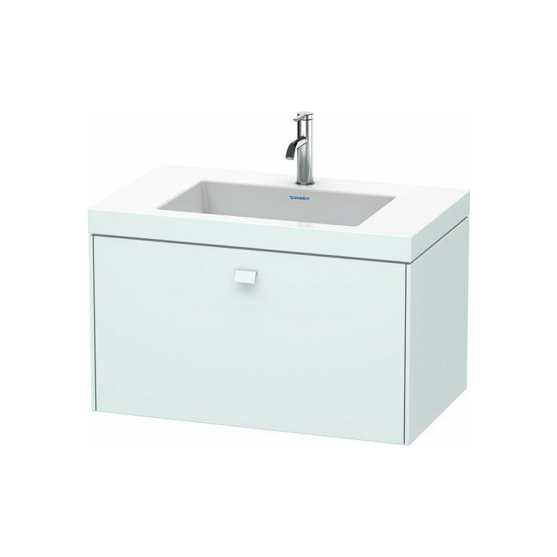 

Lavabo para muebles Duravit Brioso c-bonded con base mural 80,0x48,0 cm, 1 cajón, sin rebosadero, con banco para grifos, 1 agujero para grifos, Color