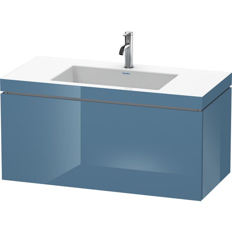 

Duravit Ag - Lavabo para muebles Duravit L-Cube c-bonded con base, colgante, 100x48 cm, 1 extraíble, sin rebosadero, 1 agujero para grifo, color: