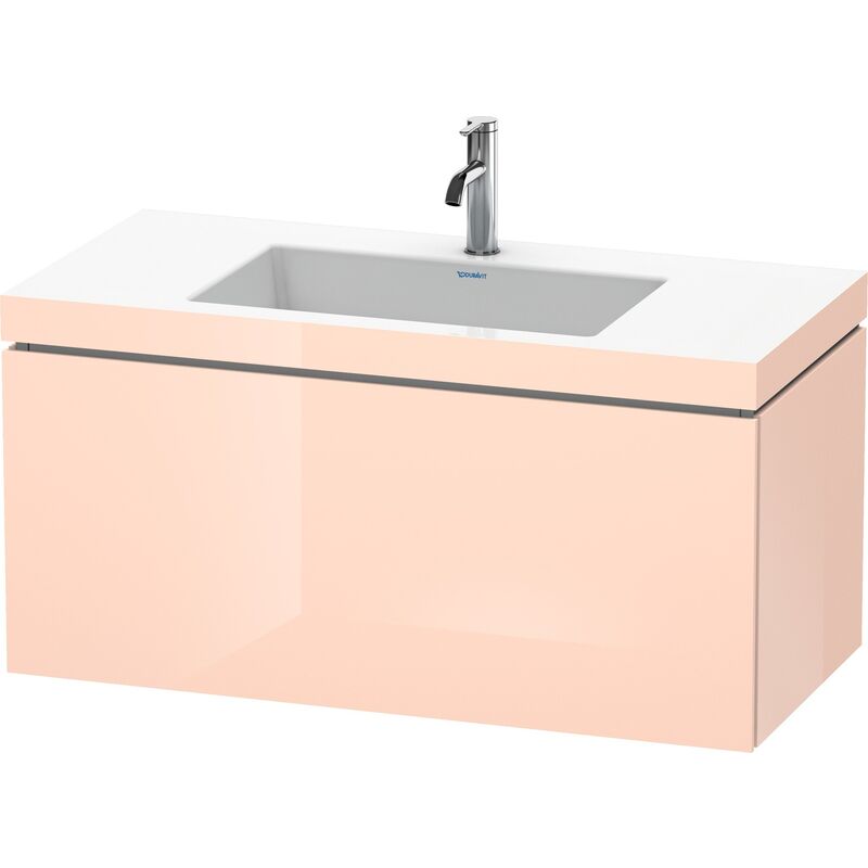 

Duravit Ag - Lavabo para muebles Duravit L-Cube c-bonded con base, colgante, 100x48 cm, 1 extraíble, sin rebosadero, 1 agujero para grifo, color: