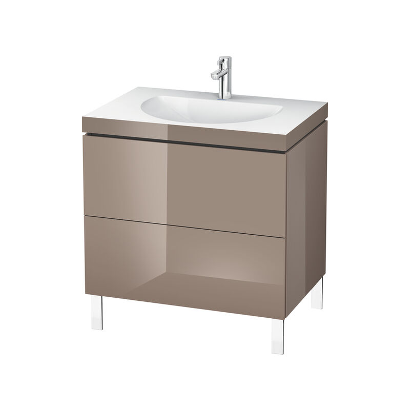 

Duravit Ag - Lavabo para muebles Duravit L-Cube c-bonded con base, colgante, 120x48 cm, 1 cajón, sin rebosadero, sin agujero para grifo, color: