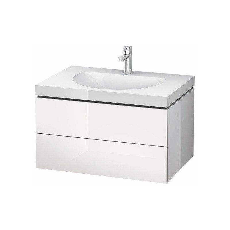 

Duravit - Mueble Lavabo DARLING NEW 800x540mm sin rebosadero sin orificio para grifería blanco mate