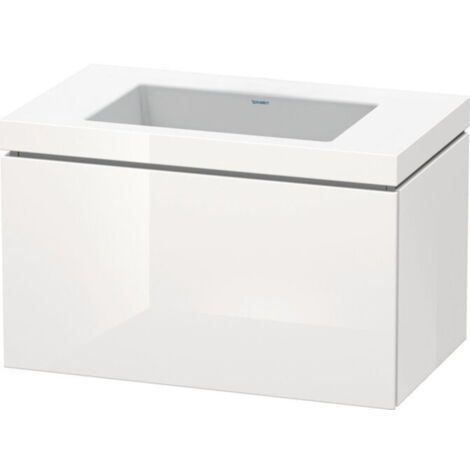 Lavabo para muebles Duravit L-Cube c-bonded con base, colgante,