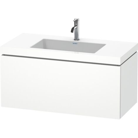 Lavabo para muebles Duravit L-Cube c-bonded con base, colgante,