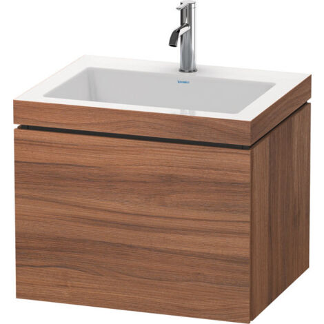 Lavabo para muebles Duravit L-Cube c-bonded con base, colgante,