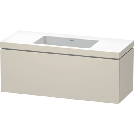 Lavabo para muebles Duravit L-Cube c-bonded con base, colgante,