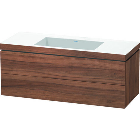 Lavabo para muebles Duravit L-Cube c-bonded con base, colgante,