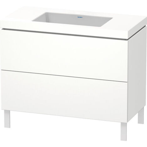 Lavabo para muebles Duravit L-Cube c-bonded con base sobre el