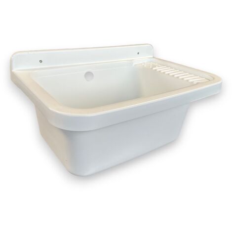 Lavabo pilozzo lavandino in resina a parete per esterni e interni