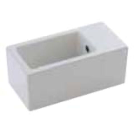Lavabo Plus Design sospeso/appoggio salvaspazio cm. 40x20